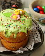 Творожный кулич