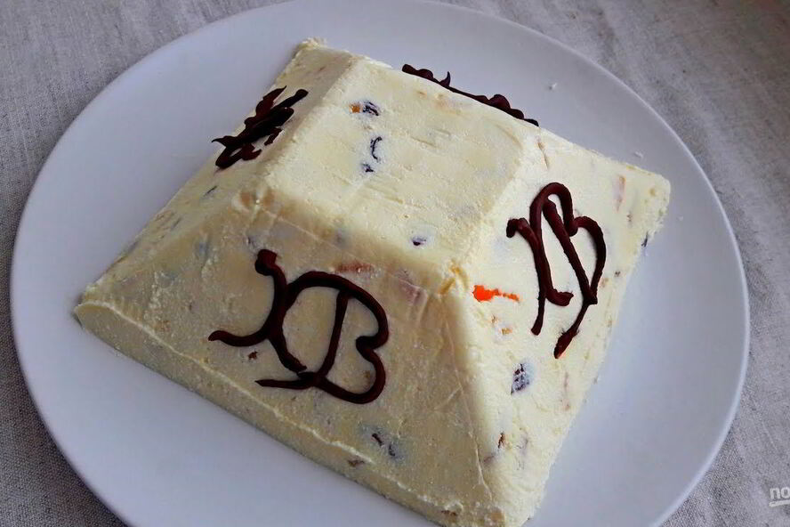 Рецепт ванильной творожной пасхи