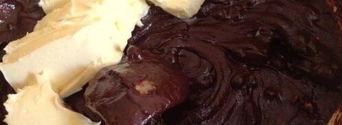 шоколадные кубики с грецким орехом и миндалем. Шаг 3