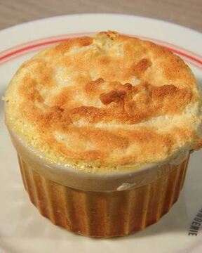 Кокосовое суфле с ананасом