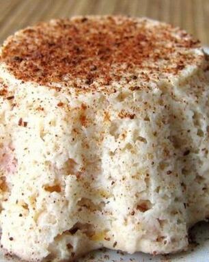 Легкое творожное суфле с яблоком в микроволновке