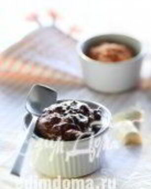 Шоколадно-яблочное суфле