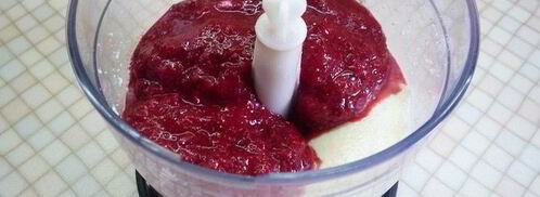 сливочно-вишневое суфле с творогом и шоколадом. Шаг 4