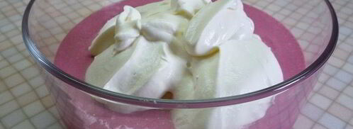 сливочно-вишневое суфле с творогом и шоколадом. Шаг 5