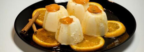 суфле из и огурта с жареными пряными апельсинами. Шаг 4