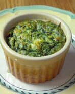 Суфле из шпината и моркови