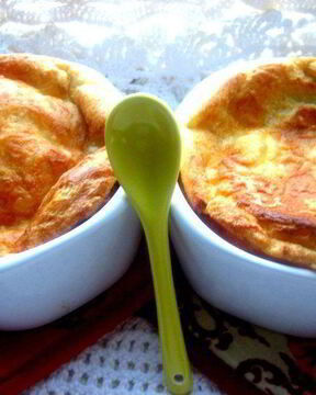 Сырное суфле с горчицей