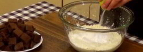 торт-суфле с творогом и вишнями. Шаг 3