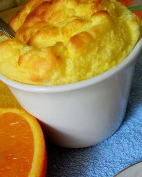 Цитрусовое суфле с апельсином