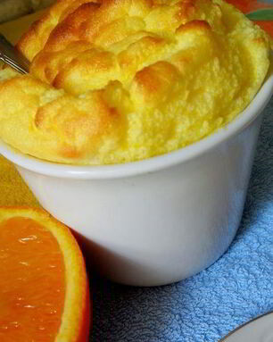 Цитрусовое суфле с апельсином