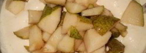 творожное суфле с грушами. Шаг 3