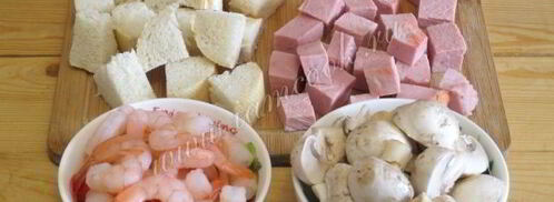 сырное фондю с тремя видами сыра. Шаг 7