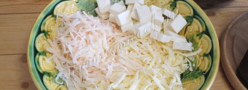 сырное фондю с тремя видами сыра. Шаг 8