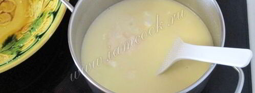 сырное фондю с тремя видами сыра. Шаг 10