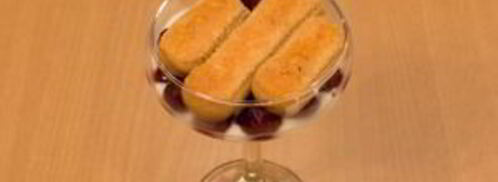 порционное тирамису с вишней и шоколадом. Шаг 8