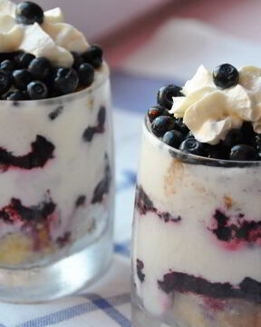 Тирамису с черникой