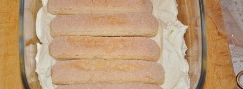 тирамису с клубникой и белым шоколадом. Шаг 3