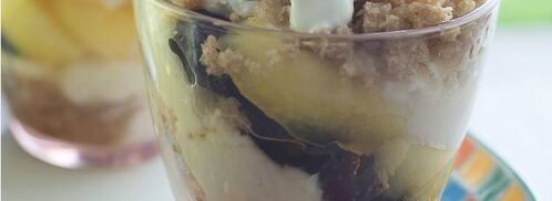 творожно-фруктовый десерт с хлебом. Шаг 7