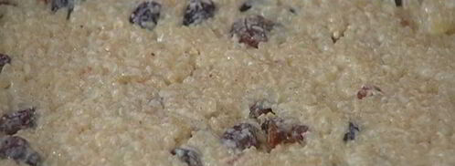 ванильный рисовый пудинг с изюмом и карамелью. Шаг 8