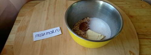 запеченные яблоки с овсянкой. Шаг 3