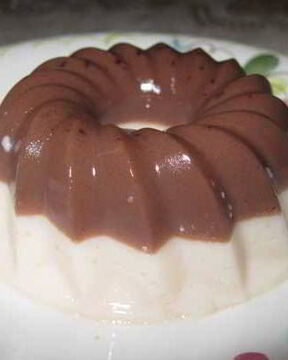 Желе из молока и какао