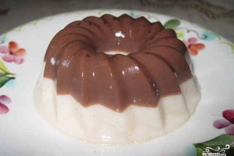 Рецепт желе из молока и какао