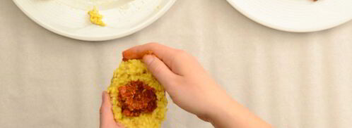 аранчини. Шаг 3