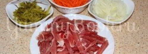 азу из свинины. Шаг 2