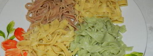 домашняя лапша из овощного пюре. Шаг 7