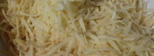 драники картофельные с тыквой. Шаг 4