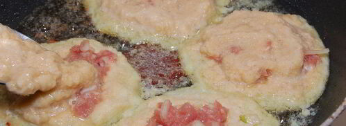 драники с фаршем. Шаг 4