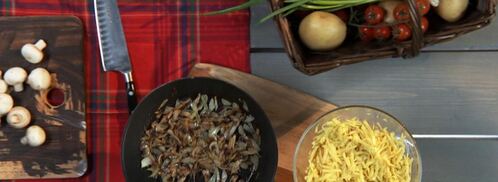 драники с грибной начинкой. Шаг 2