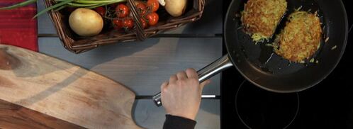 драники с грибной начинкой. Шаг 3