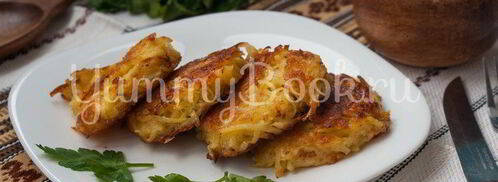 драники с сыром в духовке. Шаг 6