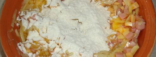 драники с ветчиной. Шаг 7