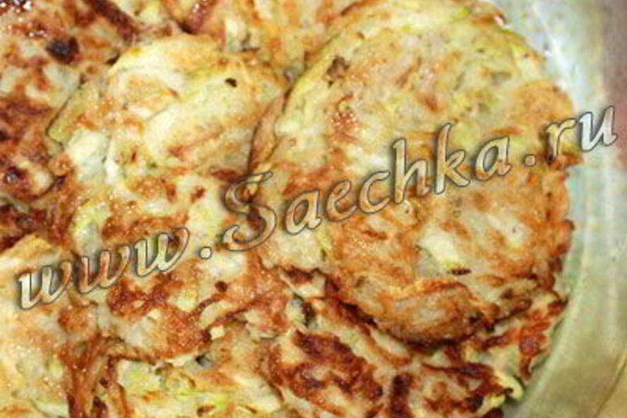 Рецепт кабачковых драников