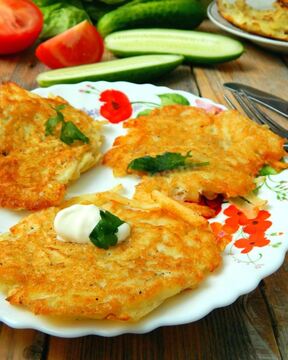 Картофельные драники без муки