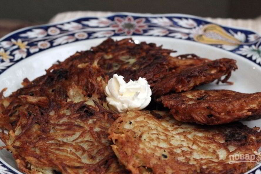 Рецепт картофельных драников с грибами