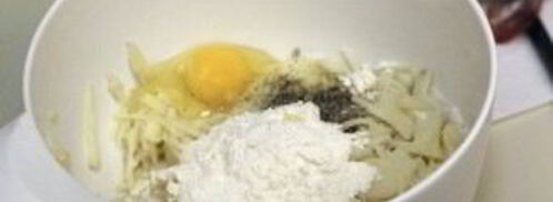 картофельные драники с грибами. Шаг 4