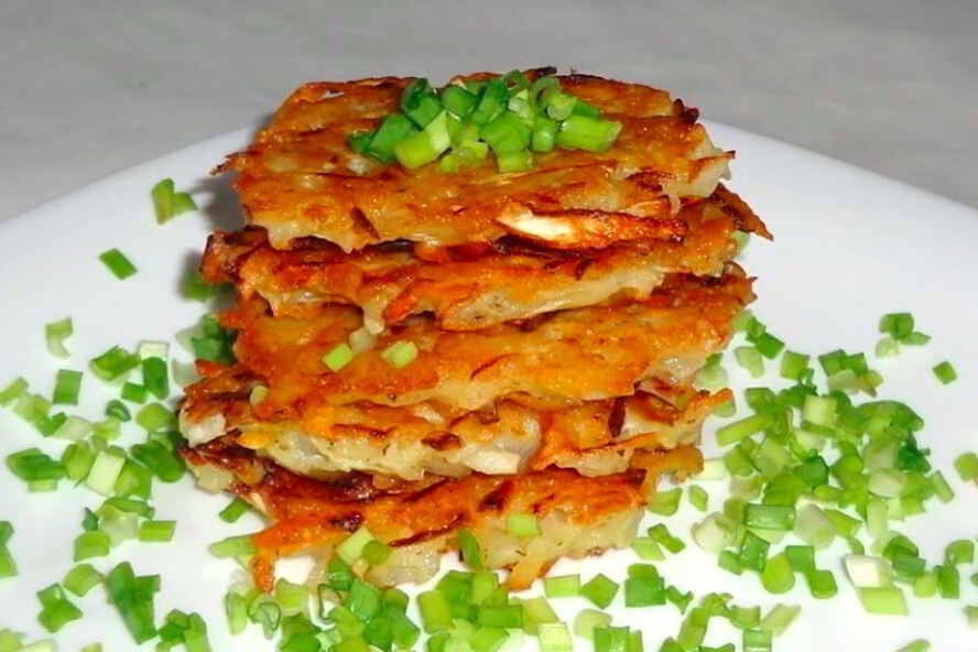 Рецепт картофельных драников с капустой