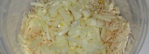 картофельные драники с капустой. Шаг 4