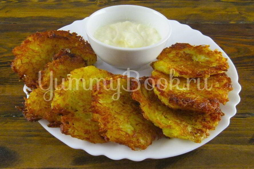 Рецепт классических драников без яиц и муки