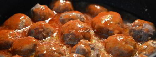 фрикадельки с медовым-острым соусом. Шаг 3