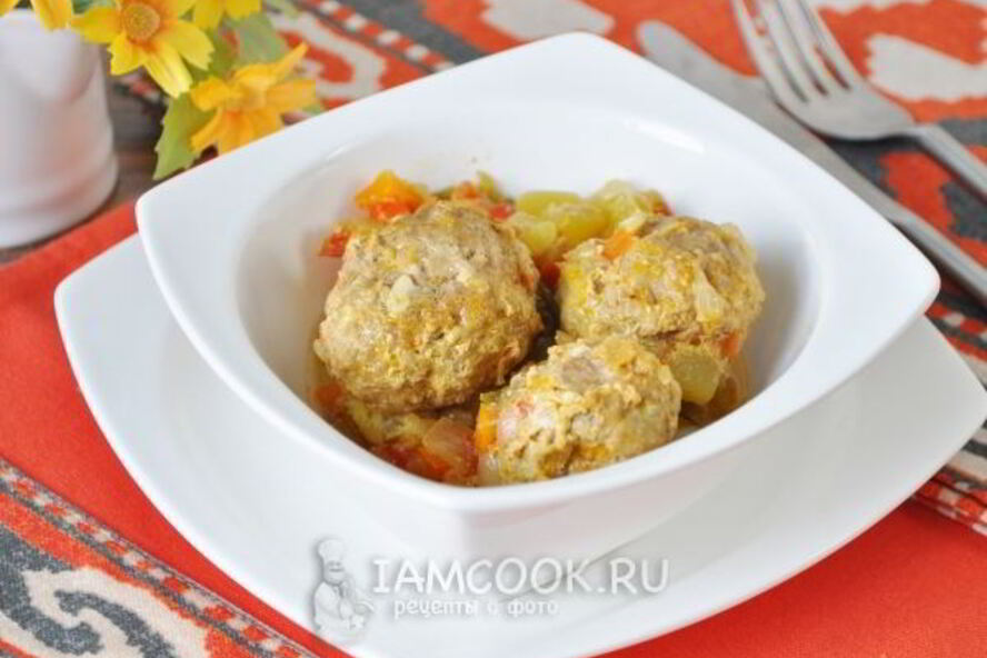 Рецепт фрикаделек с овощами и розмарином
