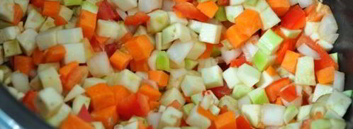 фрикадельки с овощами и розмарином. Шаг 8