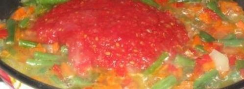 фрикадельки с овощами в кисло-сладком соусе. Шаг 3