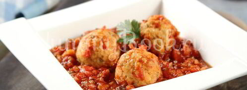 фрикадельки с овощами в томатном соусе. Шаг 4