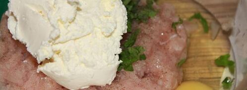 фрикадельки со сливочным сыром в белом соусе. Шаг 3