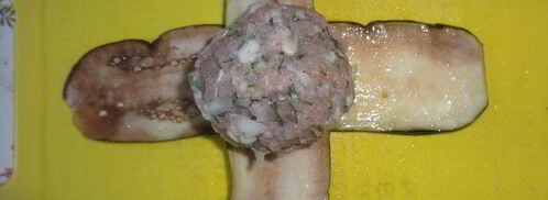 фрикадельки в баклажанных конвертах. Шаг 7