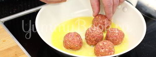 фрикадельки в горчично-медовом соусе. Шаг 2